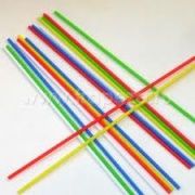 Палочки пластиковые для сахарной ваты разноцветные (100 шт.)