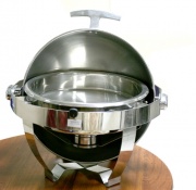Мармит настольный (чефиндиш) для вторых блюд, ZC304, с крышкой Roll Top, 485х480х310мм, s|s	