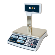Весы торговые c дисплеем на стойке MAS MR1-30P